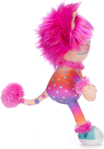 Posh Paws 50128 Gabby's Dollhouse 10" / 25cm Marty The Party Cat Soft Plush Toy, Pink