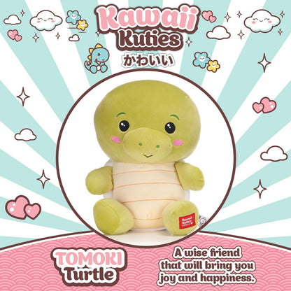 Kawaii Kuties 9.5" (24cm) Tomoki the Turtle Soft Squishy Plush Toy