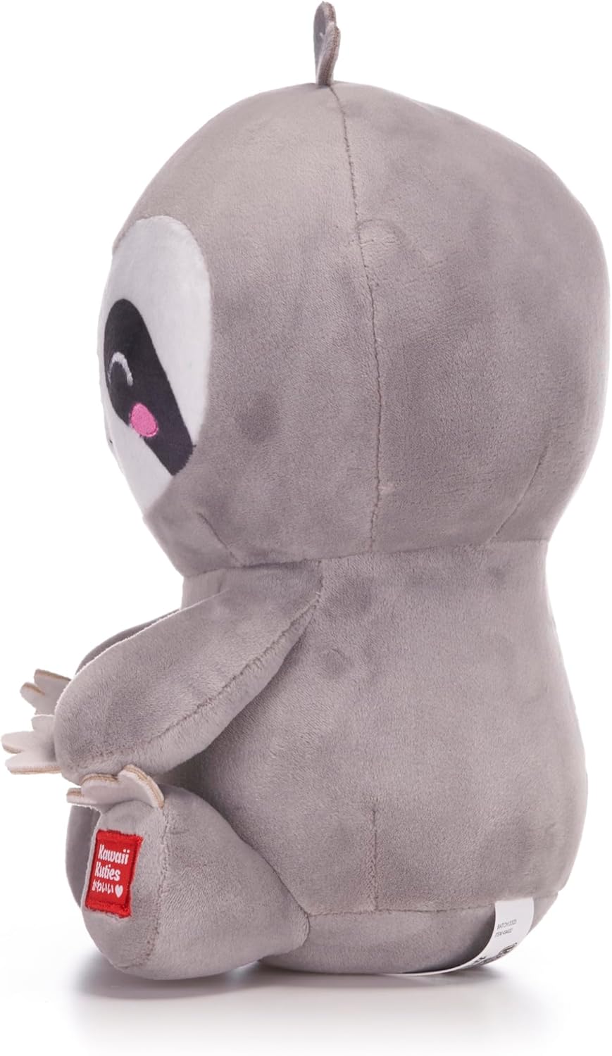 Posh Paws 49402S Kawaii Kuties 9.5" (24cm) Sakura The Sloth Soft Plush Toy, Grey