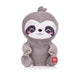 Posh Paws 49402S Kawaii Kuties 9.5" (24cm) Sakura The Sloth Soft Plush Toy, Grey