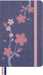 Moleskine Sakura Notebook, Ruled Notebook, Fabric Hard Cover and Elastic Closure, with Greeting Card and Themed Stickers, Pocket Size 9 x 14 cm