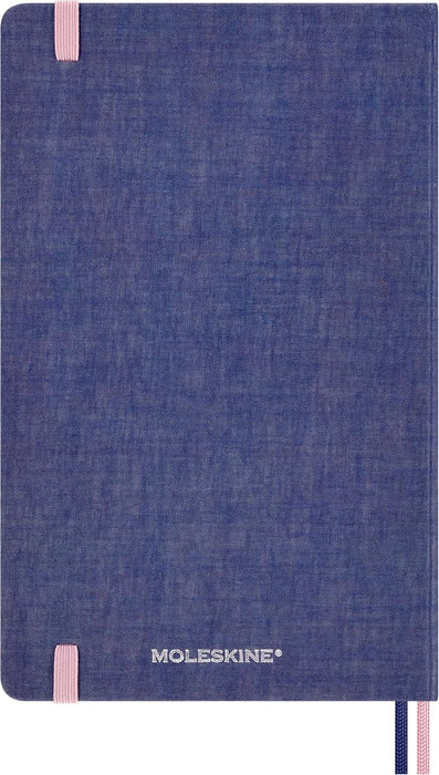 Moleskine Sakura Gift Set, Set of 4 Hard Blackwing Pencils and Two Notebooks with Ruled and Blank Pages, Large Size 13 x 21 cm, with Reusable Fabric Gift Box