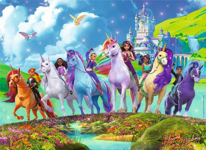 Ravensburger Kinderpuzzle - 12004165 - Unicorn Academy - Einhorn-Puzzle für Kinder ab 8 Jahren, mit 200 Teilen im XXL-Format, Einhorn-Geschenke