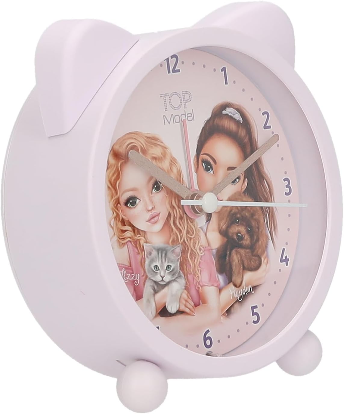 Topmodel - Alarm Clock Kitty And Doggy - Lilac - 11 Cm (413548)