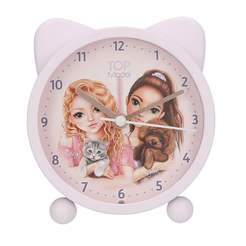 Topmodel - Alarm Clock Kitty And Doggy - Lilac - 11 Cm (413548)