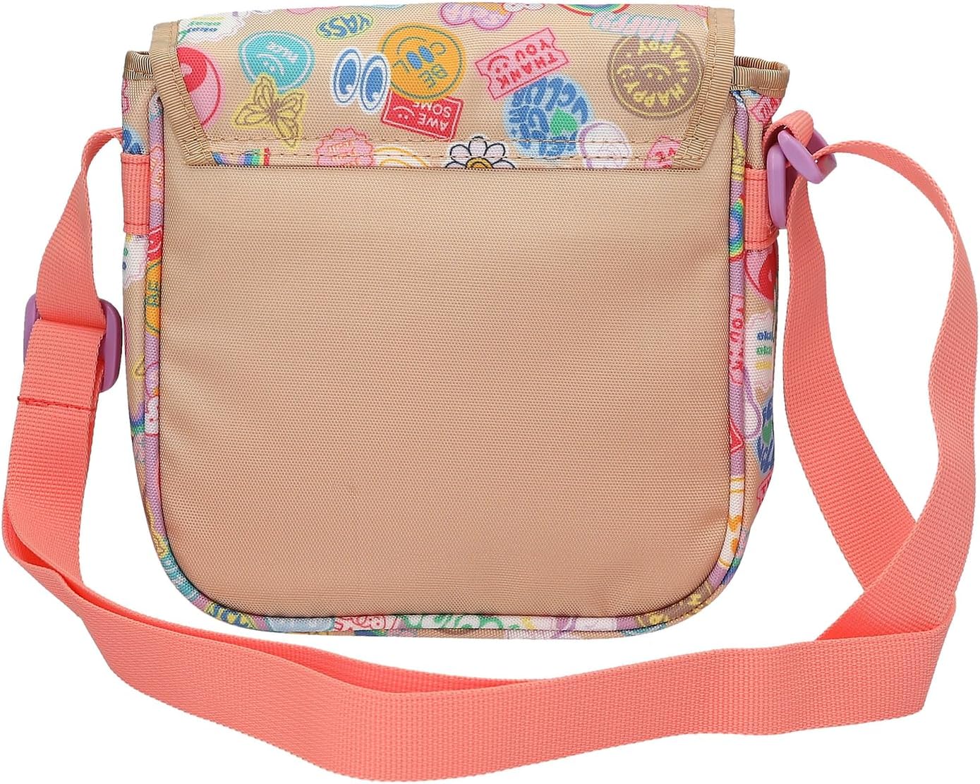 Topmodel - Topmodel Shoulder Bag Girl Power - Beige And Coral - Small (413288)