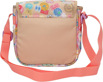 Topmodel - Topmodel Shoulder Bag Girl Power - Beige And Coral - Small (413288)