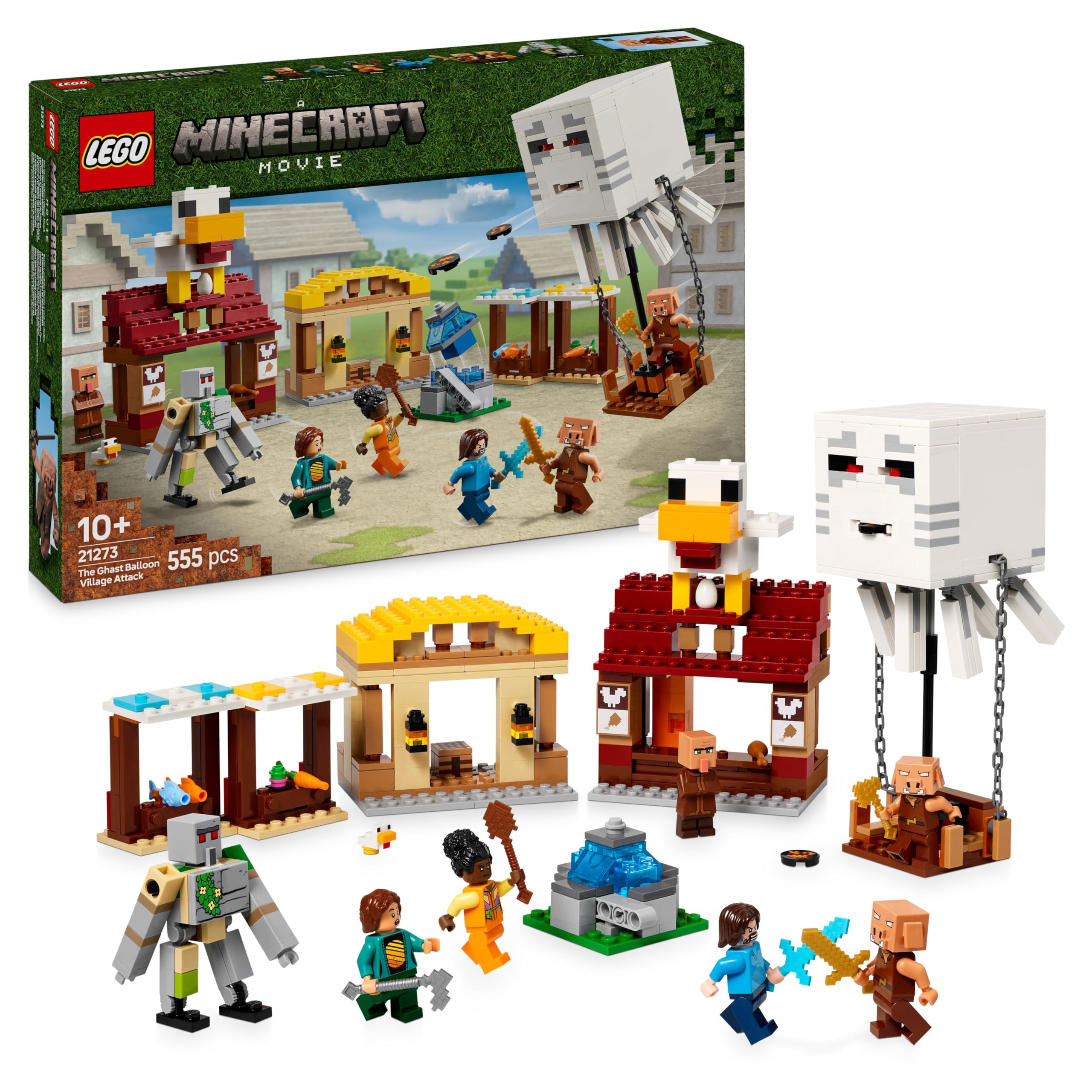 Lego: 21273 - Minecraft - The Ghast Balloon Village Attack