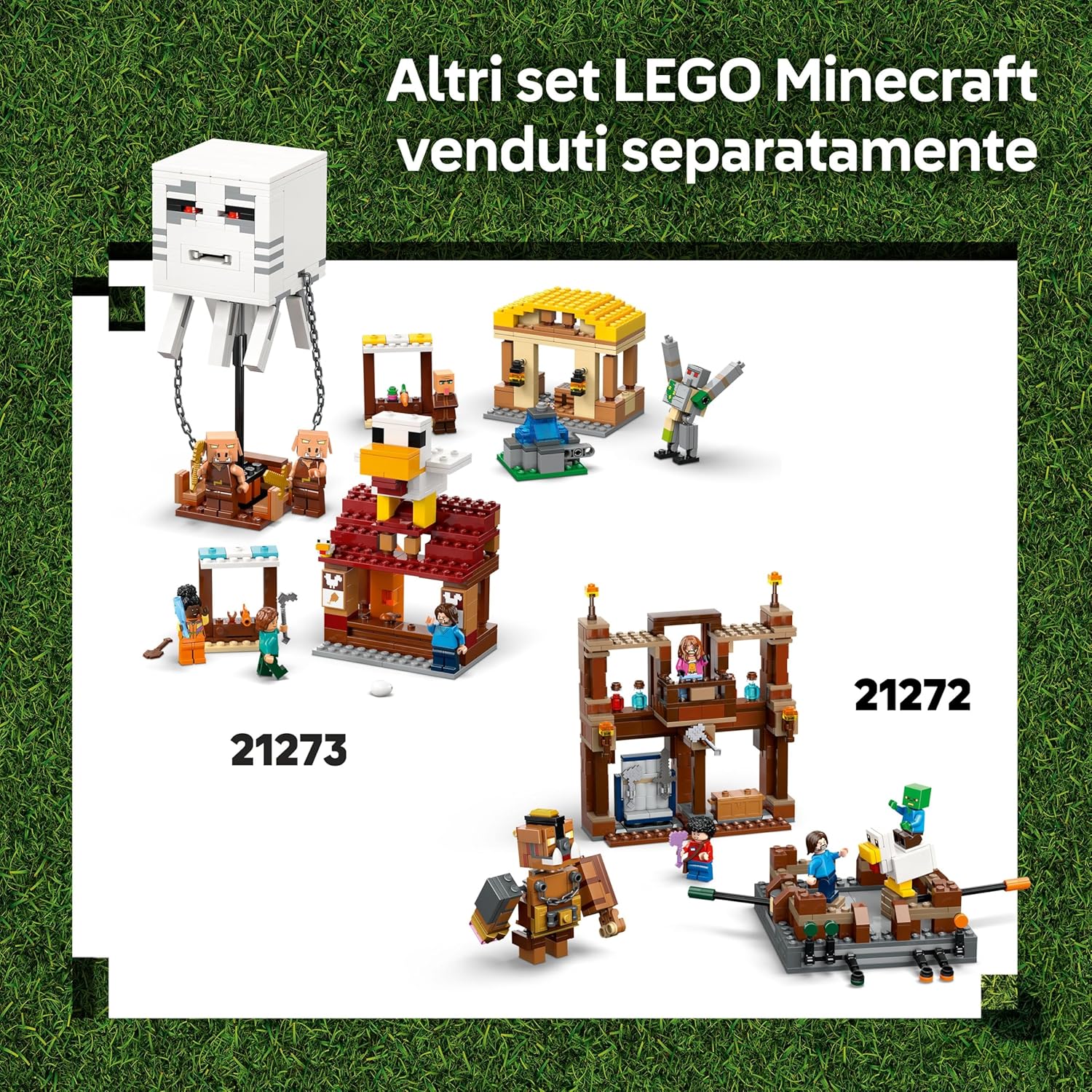 Lego: 21273 - Minecraft - The Ghast Balloon Village Attack