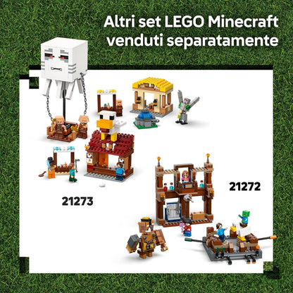 Lego: 21273 - Minecraft - The Ghast Balloon Village Attack
