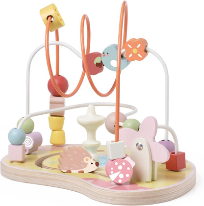 Classic World Classic World CL20189 - Perline con fiocco e perline, giocattolo educativo per bambini, 1 anno, 1 anno