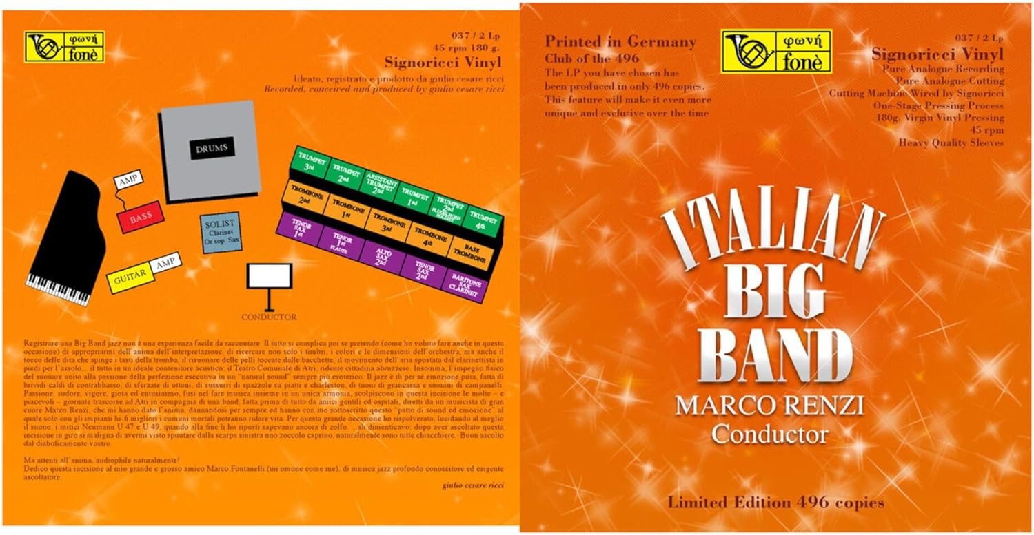 Italian Big Band (Natural Sound Recording) (45 Rpm