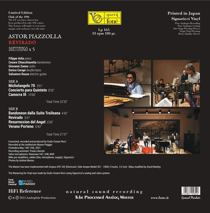 Astor Piazzolla-Revirado (Color Transparent Viny