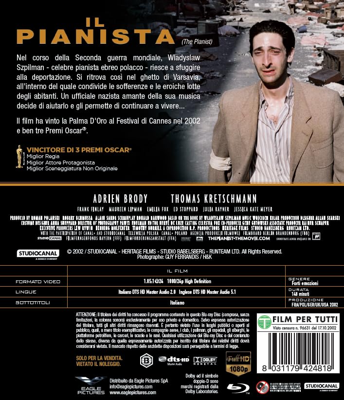 Il Pianista - - Collana Oscar