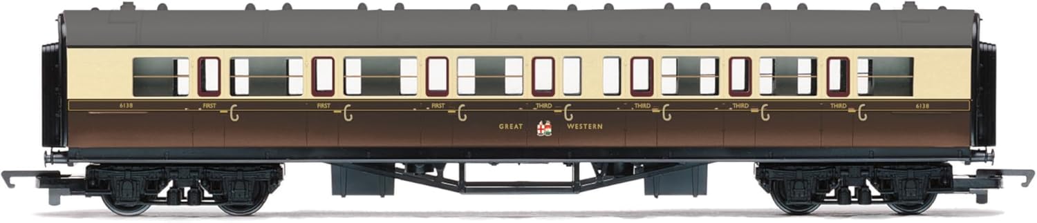 Hornby Steam Train - R30376 RailRoad GWR, Class 1000, 'County of Merioneth' Train Pack - Era 3 00 Gauge Locomotives, Engine Models for Adults - 1:76 Scale Model Gift