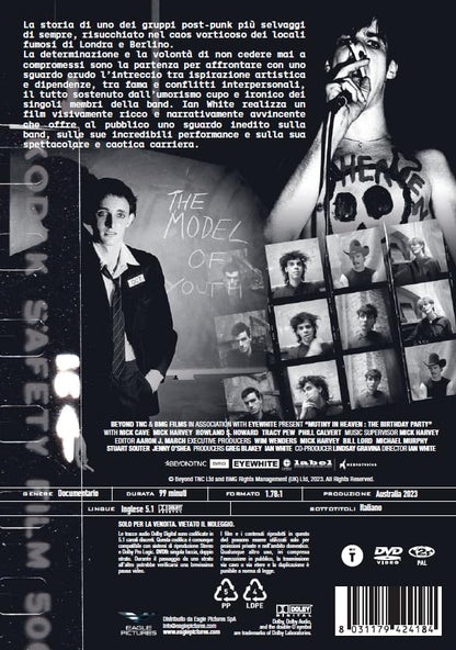 Mutiny In Heaven - The Birthday Party- Nick Cave - La Prima Fila Non E' Per I Fragili