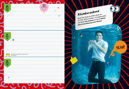GUINNESS WORLD RECORDS™ Schulplaner 2025/2026 - der Kalender für ein Schuljahr voller Rekorde