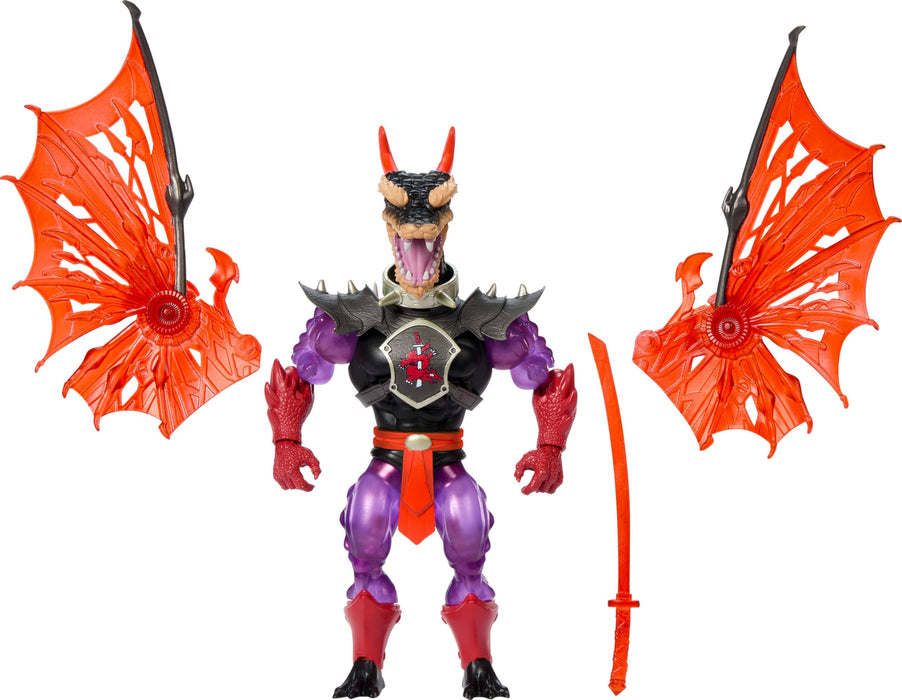 Masters of Universe Origins Turtles of Grayskull Ninjor Reptile Wars Posable Action Figure, Teenage Mutant Ninja & MOTU Crossover Villain Ninja Toy