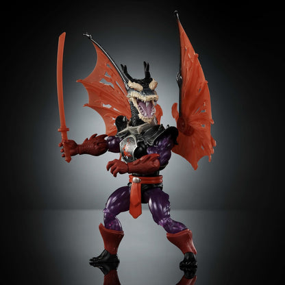 Masters of Universe Origins Turtles of Grayskull Ninjor Reptile Wars Posable Action Figure, Teenage Mutant Ninja & MOTU Crossover Villain Ninja Toy