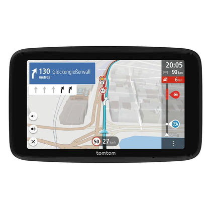 TomTom Truck Sat Nav GO Professional 2nd generation (6" Capacitive Touchscreen with Europe Maps and Real-Time Traffic Information, Designed for Truck, Lorry, Coach, Bus and Large Vehicles