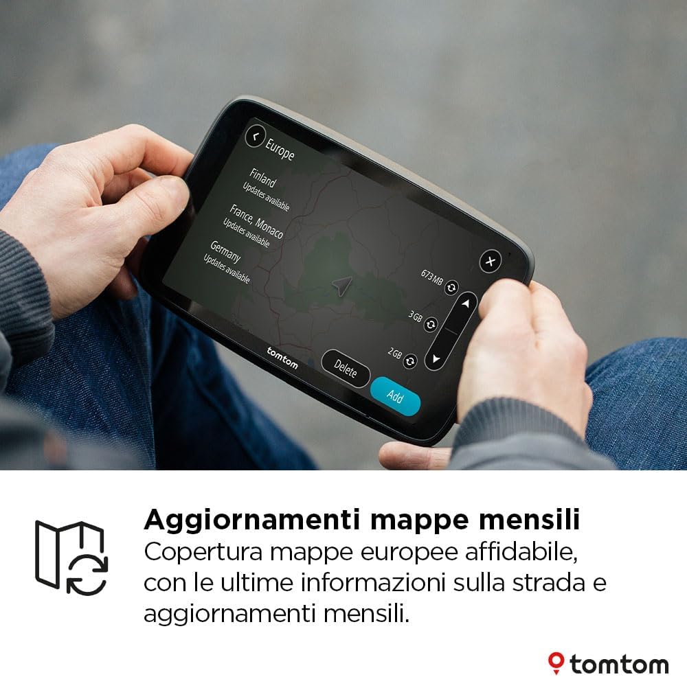 TomTom Truck Sat Nav GO Professional 2nd generation (6" Capacitive Touchscreen with Europe Maps and Real-Time Traffic Information, Designed for Truck, Lorry, Coach, Bus and Large Vehicles