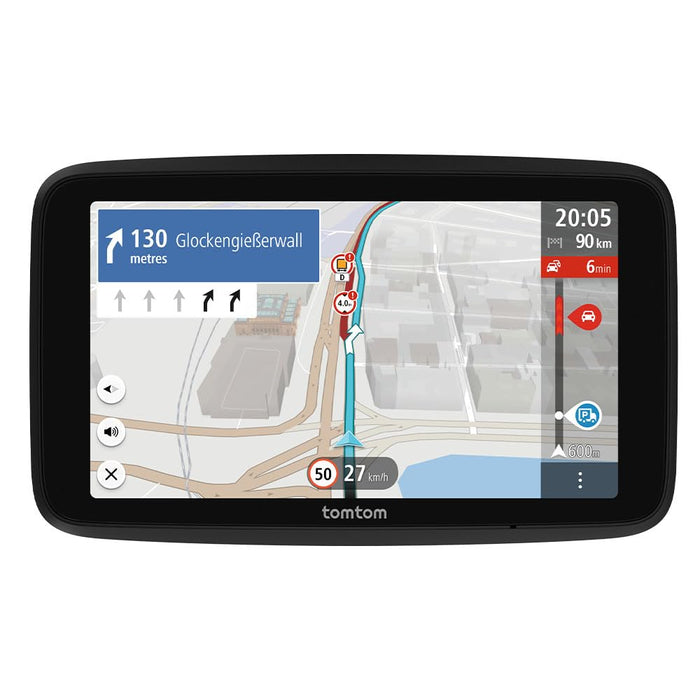 TomTom Truck Sat Nav GO Professional 2nd generation (6" Capacitive Touchscreen with Europe Maps and Real-Time Traffic Information, Designed for Truck, Lorry, Coach, Bus and Large Vehicles