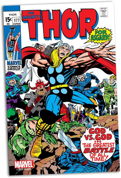 McFarlane Toys - Marvel Thor 1:6th Scale Collectible with Scene & Comic (The Mighty Thor #177