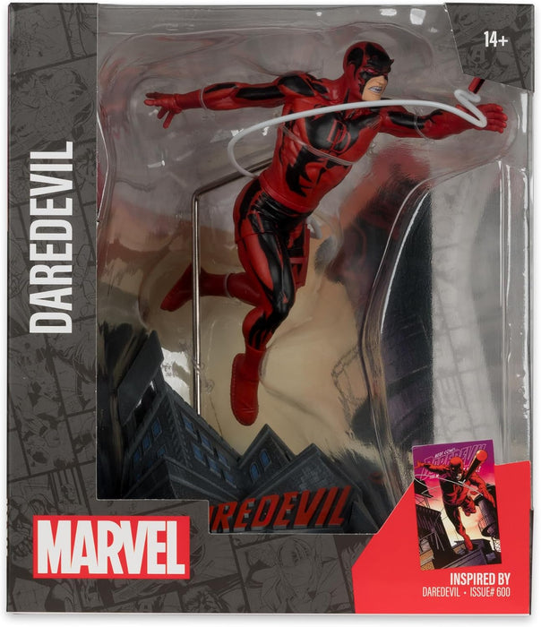 McFarlane Marvel Daredevil 1:10th Scale Collectible with Scene (Daredevil #600) Toys