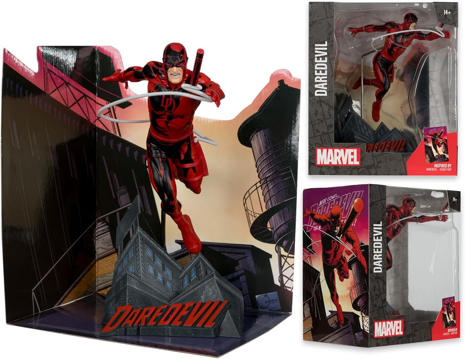McFarlane Marvel Daredevil 1:10th Scale Collectible with Scene (Daredevil #600) Toys
