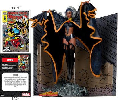McFarlane Toys - Marvel Storm Coleccionable a escala 1:10 con escena (Marvel Tales con Spider-Man y The X-Men #236