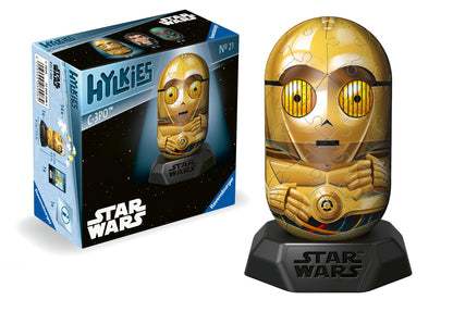 Ravensburger Hylkies: la Nueva Gama coleccionables para Montar tú Mismo. Figura #21 – C-3PO – para Todos los Fans de Star Wars – Construir, Enamorarse, coleccionar (12008008