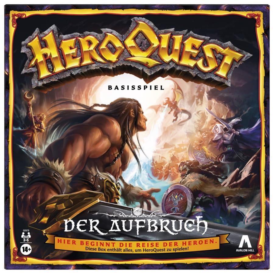 Avalon Hill HeroQuest Der Aufbruch - Juego de Mesa (versión Alemana