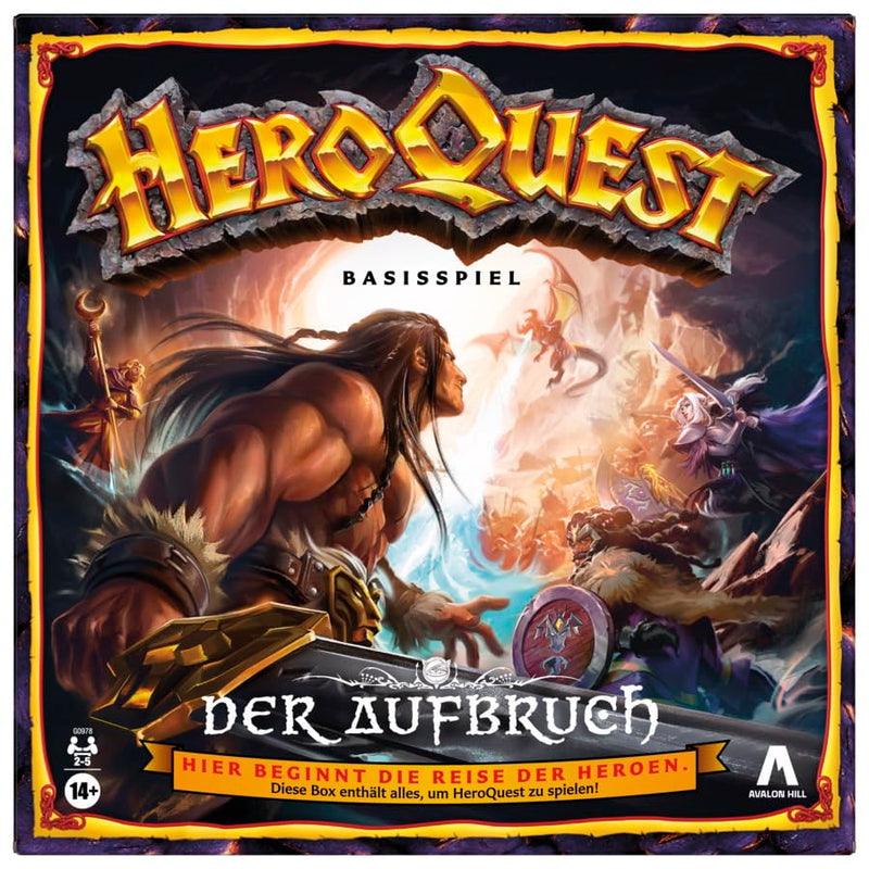 Avalon Hill HeroQuest Der Aufbruch - Juego de Mesa (versión Alemana