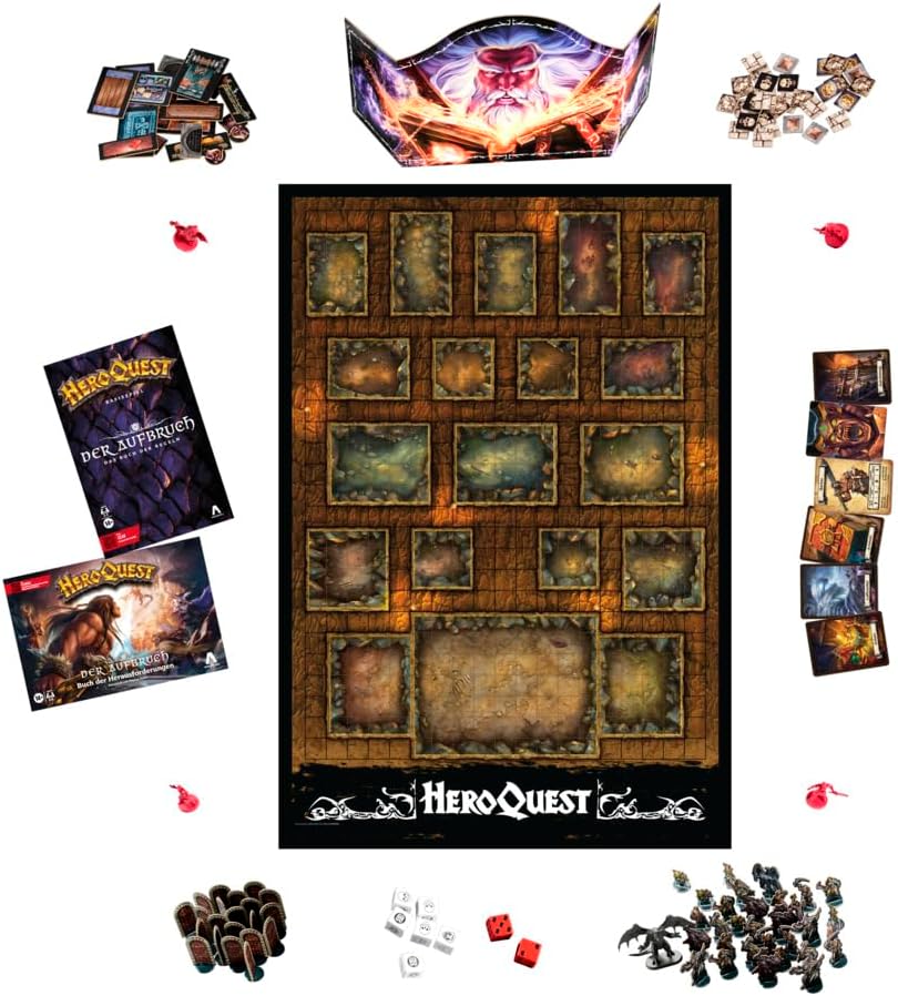 Avalon Hill HeroQuest Der Aufbruch - Juego de Mesa (versión Alemana