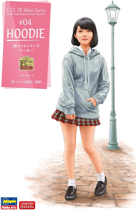 Hasegawa SP438 1/12 JK Mate serie, hoodie plastic modelbouwset