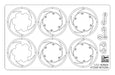 Hasegawa - 1/12 Photo-etched Parts For Honda Vtf250f 21766 (1/25) *