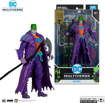 Dc Multiverse Action Figure Batman (Dark Nights: Death Metal) Jokerized (Gold Label) 18 Cm