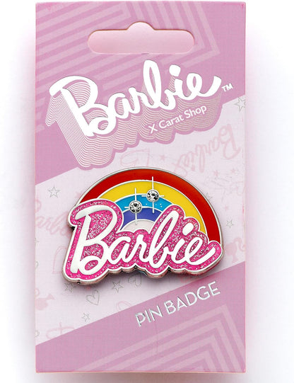 Barbie Logo Rainbow Pin Badge
