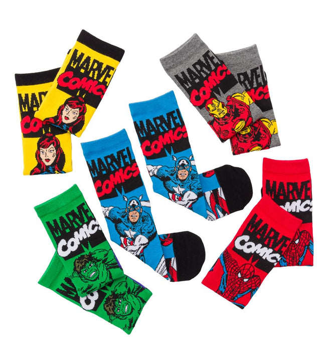 Heroes Inc. Marvel Avengers 5pk Socks Gift Set