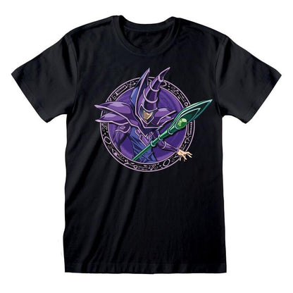 * Yu-Gi-Oh - Dark Magician ( Unisex Black T-Shirt) Ex Ex Large