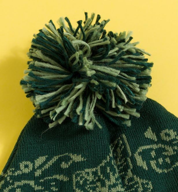 Lord of The Rings Middle Earth Knitted Bobble Hat and Scarf Set Green