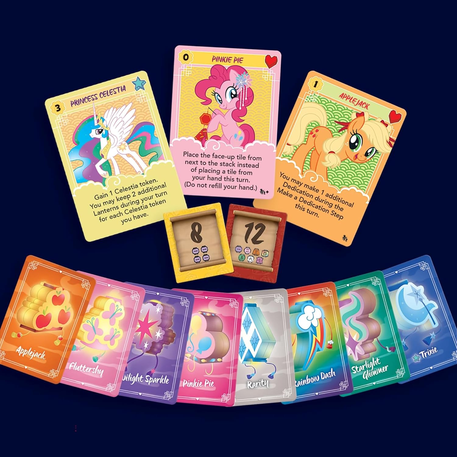 Renegade Games: My Little Pony: Festival of Lanterns - Board & Card Game, Tile Placement & Hand Management, New Modules, Ages 14+, 1-4 Players, 30 Min