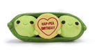 Swizzels Love Hearts Pete & Penelope Pea 'HAP-PEA BIRTHDAY' Message 9" Soft Toy (23cm
