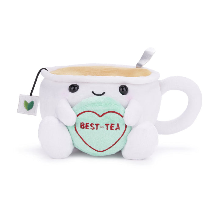 Posh Paws Swizzels Love Hearts Tiffany 'Best-Tea' Teacup 7" (18Cm) Soft Toy