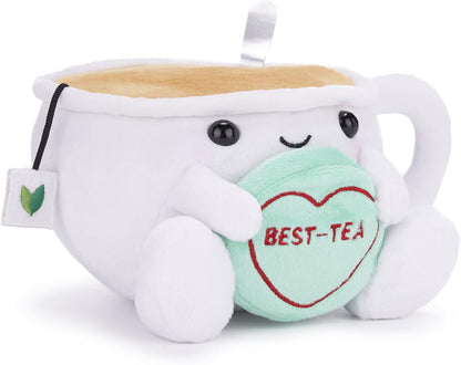 Posh Paws Swizzels Love Hearts Tiffany 'Best-Tea' Teacup 7" (18Cm) Soft Toy