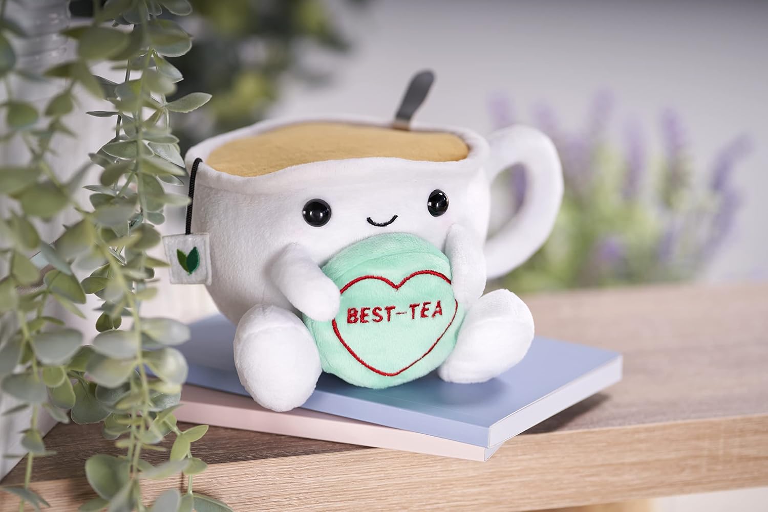 Posh Paws Swizzels Love Hearts Tiffany 'Best-Tea' Teacup 7" (18Cm) Soft Toy