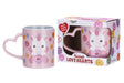 Posh Paws Swizzels Love Hearts 11OZ Sparkles The Unicorn BFF Heart Shaped Handle Ceramic Mug