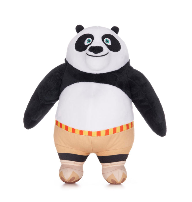 Kung Fu Panda 39002 Posh Paws DreamWorks 25cm (10-inches) Po Soft Plush Toy, Multi, Multicolor