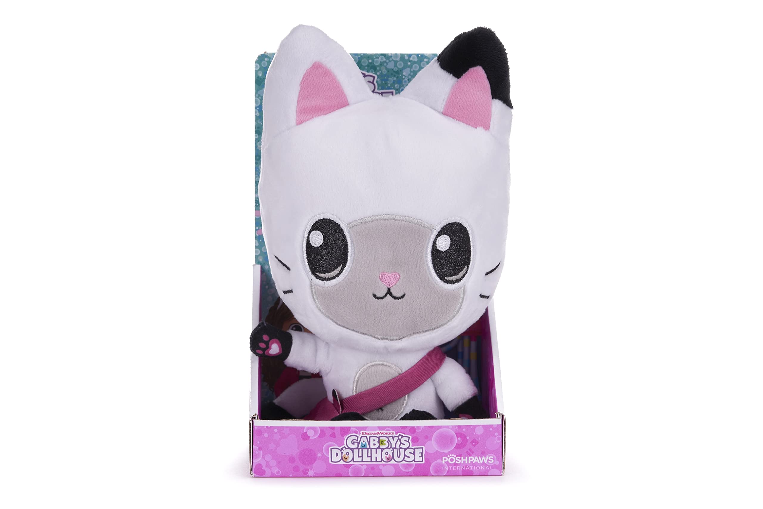 Gabby's Dollhouse 25cm (10-inches) Pandy Paws Character Soft Plush Toy