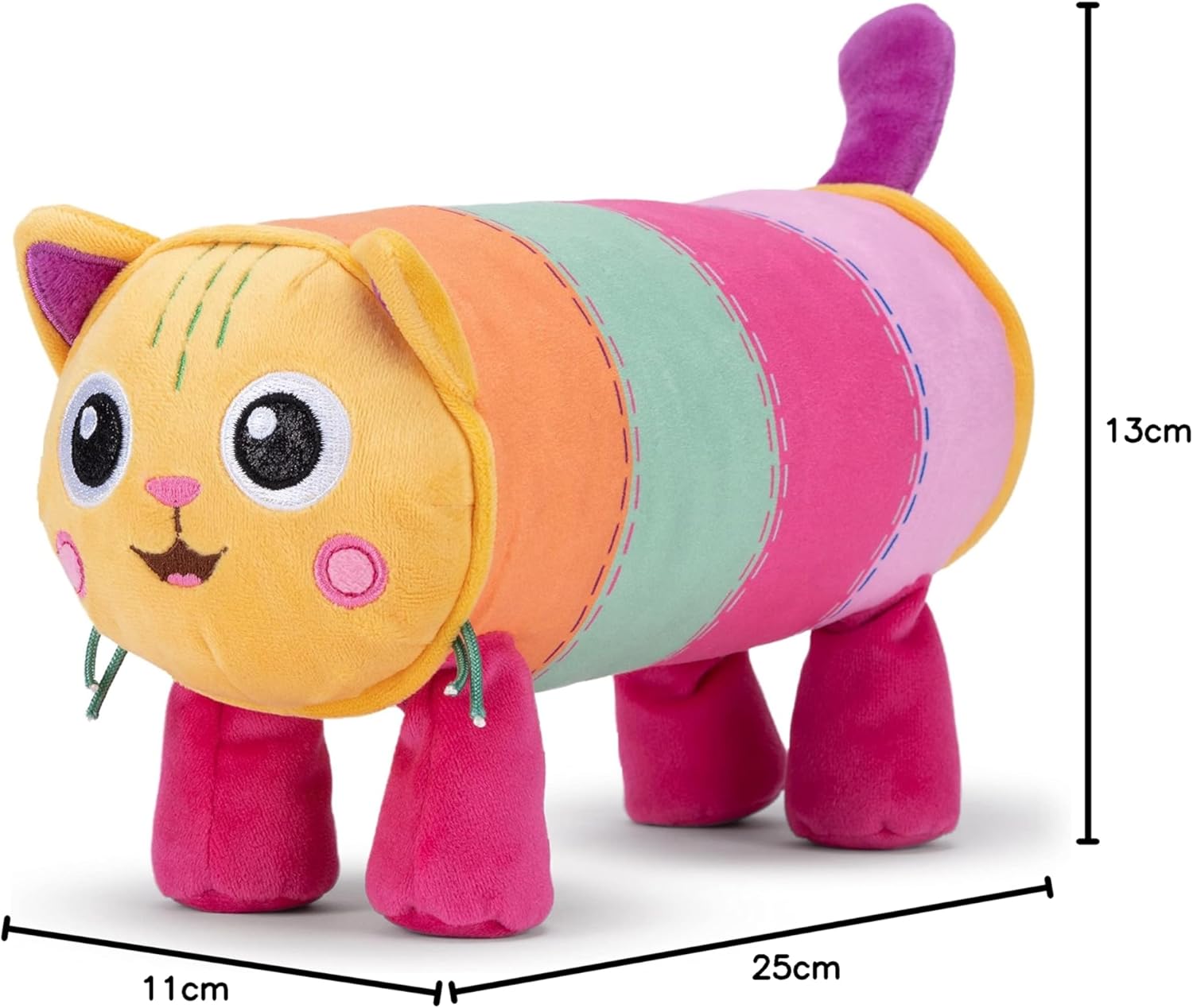 Gabby's Dollhouse 25cm Pillow Cat Plush Soft Toy (10-inches)